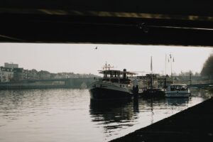 An old boat on the River