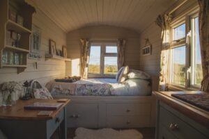 Bedroom in a Caravan