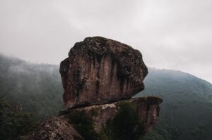 Big Rock at the top of a Mountain