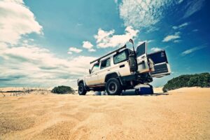 Car at the Desert