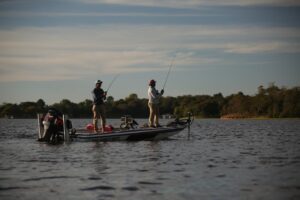 Group of people fishing 