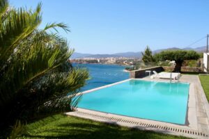 Swimming pool near the beach