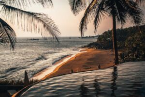 Afternoon view of the beach