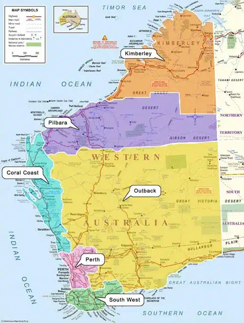 Western Australian Map