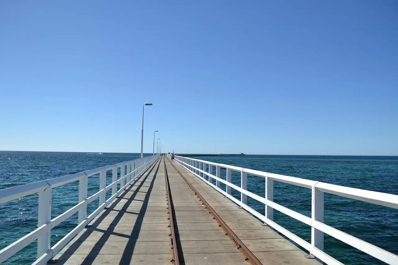 Busselton’s Long Pier Stretches Out into the Ocean